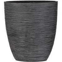 Capi Europe Bloempot Nature-Rib Zwart 33 X 15 X 36 Cm