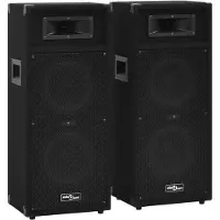 vidaXL Hifi-podiumluidsprekers 2 st passief professioneel 1000 W zwart