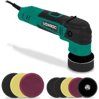 Vonroc Excentrische polijstmachine – 400W – Ø50 en Ø75MM | 2 polijst- en 2 steunschijven