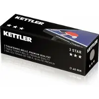 Kettler Outdoor tafeltennis ballenset sterren - 3 delig