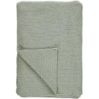 Marc O'Polo Plaid Nordic Knit Garden green-130 x 170 cm