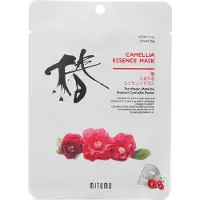 Mitomo Camellia Oil Gezichtsmasker – Japans Face Mask Voor Droge en Geirriteerde Huid - Huid Barriere Beschermend - Intens Hydraterend Mask - Jbeauty – Skincare – Ritual – 1 Stuk