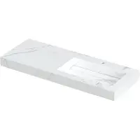 Ink Pitch Meubelwastafel 120x45cm Keramische Slab - Rechts - 1 Kraangat - Statuario Glans - 8718835135546 - Rechthoekig - Wastafels, Meubelwastafels
