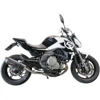 Gpr Exhaust Systems Furore Evo4 Poppy Cf Moto 650 Mt 21-22 Ref:cf.4.cat.fupo Goedgekeurde Ovale Uitlaatdemper