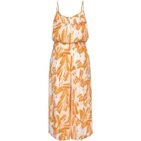 s.Oliver Jumpsuit oranje / wit