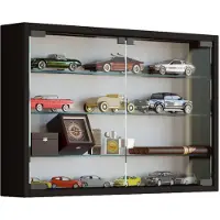 VCM Vitrinekast wandvitrine Mandosa M zwart