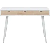 Ebuy24 Nazir - Bureau - melamine Wit.