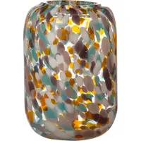 Bloomingville Vidia Vaas, Oranje, Glas