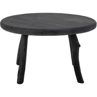 Bloomingville Milos salontafel, zwart, teruggewonnen hout