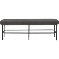 Bloomingville Farell Bank, Grijs, Polyester