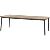 Apple Bee Tafel Applebee Milou Dining 240 x 100 Aluminium Black Antique Teak