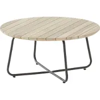 4 Seasons Outdoor Axel loungetafel Ø73 cm - teak
