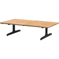 4Seasons Kaya salontafel, teakhouten latten 110 x 60 x 30 cm.