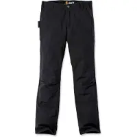 Carhartt - Stretch Duck Double Front - Vrijetijdsbroek 38 - Length: 34, zwart