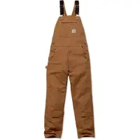 Carhartt R01 Duck Bib, overalls ,zwart ,W48/L30