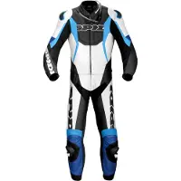 Spidi Sport Warrior Touring, leren pak 2pcs. ,witte/blauw ,50