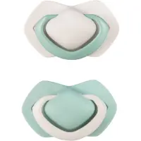 Canpol Babies PURE COLOR Set symmetrische siliconen fopspenen -2 stuks | 0-6 maanden