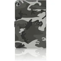 B2Ctelecom Book Case voor Lenovo Tab M10 Plus 3rd Gen 10.6 inch Tablet Hoes Army Light