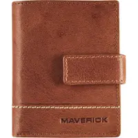 Maverick rough gear - pasjeshouder - creditcardhouder - supercompact - RFID - cognac