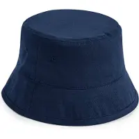 Beechfield - Bucket Hat - Vissershoedje - Hoed - Festival - Dames - Heren - 60 cm - L/XL - Organisch katoen - navy blauw