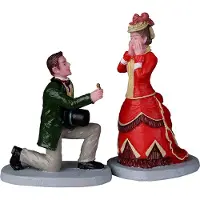 Lemax Caddington Village Kerstdorpminiatuur The Proposal (aanzoek) 3,8 X 8,5 X 7 Cm 2-delig
