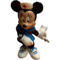 BULLYLAND Dokter minnie mouse speelfiguurtje - vintage