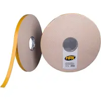Hpx Dubbelzijdige bevestigingstape | 3mm | Wit | 19mm x 25m - DW1925 - DW1925
