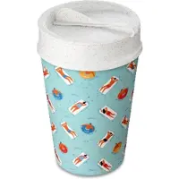 Koziol Thermosbeker Koziol Bio-Circulair Iso To Go Swimming Pool 400 ml