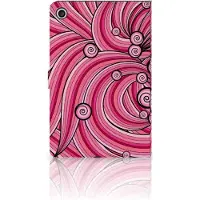 B2Ctelecom Lenovo Tab M10 Plus 3rd Gen 10.6 inch Hoes Swirl Pink