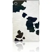 B2Ctelecom Lenovo Tab M10 Plus 3rd Gen 10.6 inch Flip Case Koeienvlekken