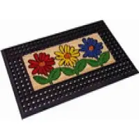 Intergard Deurmat Bloem rubber 40x60cm