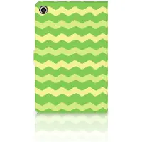 B2Ctelecom Lenovo Tab M10 Plus 3rd Gen 10.6 inch Tablet Hoes Waves Green