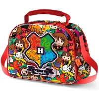 KARACTERMANIA - Harry Potter - All Together Now-3D - Thermische Lunchtas - Lunchbox - Broodtrommel - Rood