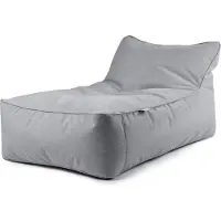 Extreme Lounging - b-bed lounger pastel - ligbed tuin - zitzak vulling - binnen & buiten - uv- en waterbestendig - Pastel grey