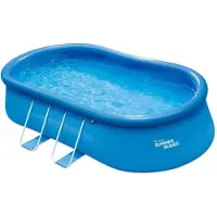 Summer Waves Zwembad Quick Set Oval 457 X 305 X 107 cm + filterpomp