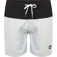 Urban Classics Zwemshorts lichtgrijs / zwart
