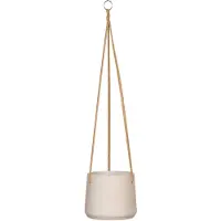 Pottery Pots Rough Eco-line hangende bloempot XL 23x20 cm Patt lichtgrijs