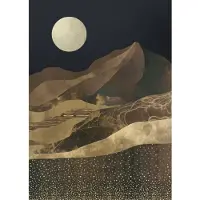 Overig Fotobehang Mountain Spike - Bruin - 2,80m X 200cm