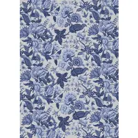 Overig Bleuet Fotobehang - Blauw - 2,80m X 200cm