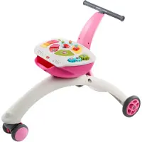 Tiny Love Walk Behind and Ride on Loopstoel - 5-in-1 - Roze