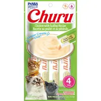 Ciao 12x Kattensnack Churu Kip - Sint Jacobsschelp 60 gr