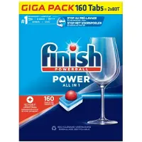 Finish Power All in One Regular Vaatwastabletten - 160 Stuks - halfjaarbox