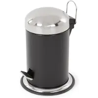 DECOR WALTHER Pedaalemmer Basic RVS Zwart 3L