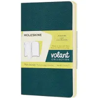 Moleskine Volant Journals - Pocket - Blanco - Groen/Geel