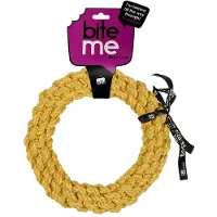 Ebi Bite Me flos gevlochten ring Da-Chain Geel 28 cm