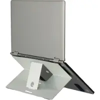 R-Go Tools Riser Attachable laptopstandaard zilver