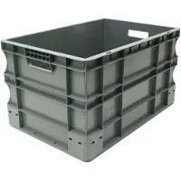 Viso E series Kunststof Transportbak 65 l Grijs 60 x 40 x 34 cm