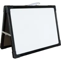 Ivol Portable whiteboard met zwarte rand 30x40 cm