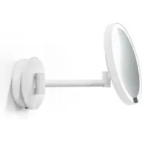 DECOR WALTHER Make-up Spiegel Just Look Plus WR LED Wandmodel Mat Wit (7x magnification)