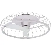 Mantra-Iluminacion Nature LED plafondventilator, wit, CCT-app, Ø 79 cm - Mantra , Nature, dimbare, Wit, Woonkamer, Kunststof